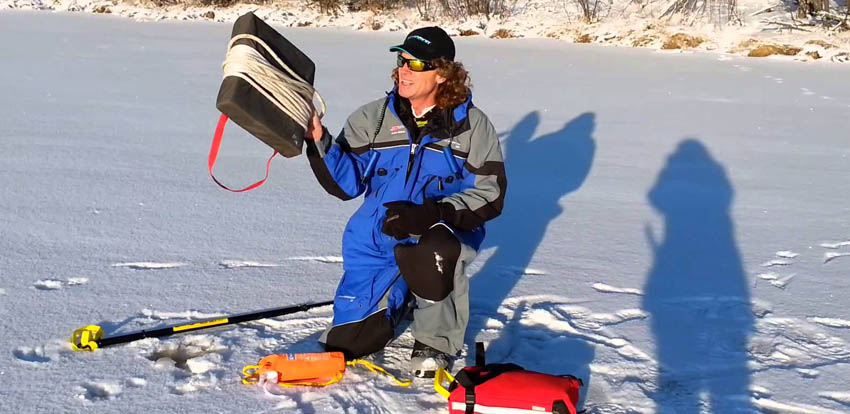 medical equipment for ice fishing