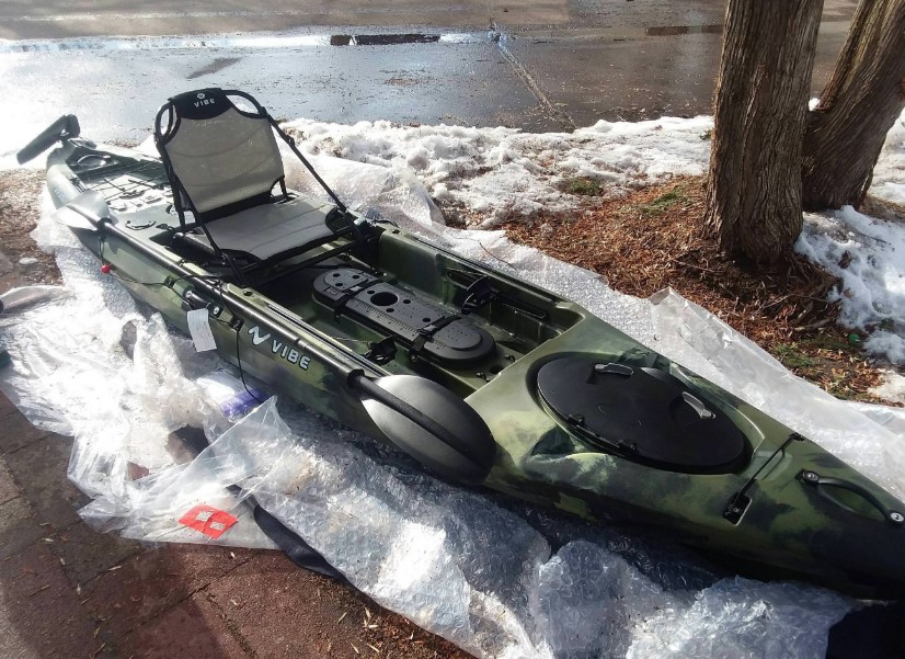 Vibe military fishing kayak
