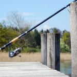 fishing rod with an inshore saltwater spinning reel