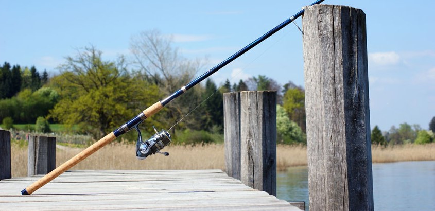 fishing rod with an inshore saltwater spinning reel